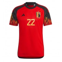 Pánský Fotbalový dres Belgie Charles De Ketelaere #22 MS 2022 Domácí Krátký Rukáv